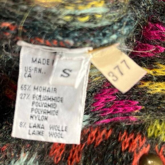 United Colors of Benetton Vintage Cardigan ASO Nadine Butler Hurley Twin Peaks S - Picture 5 of 16